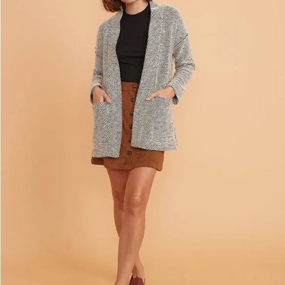 MARINE LAYER Birdseye Cardigan Size S